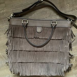 Tory Burch Fringe Purse Like New